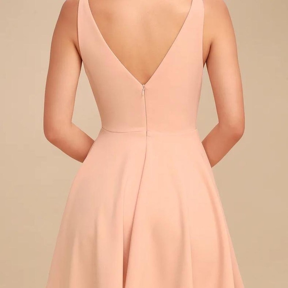 Pink Lulus Hoco Skater Dress